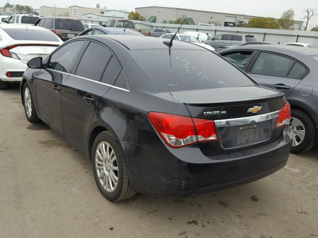 1G1PJ5SC4C7192544 - 2012 CHEVROLET CRUZE ECO BLACK photo 3