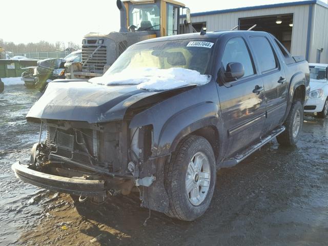 3GNVKFE0XAG276850 - 2010 CHEVROLET AVALANCHE BLACK photo 2