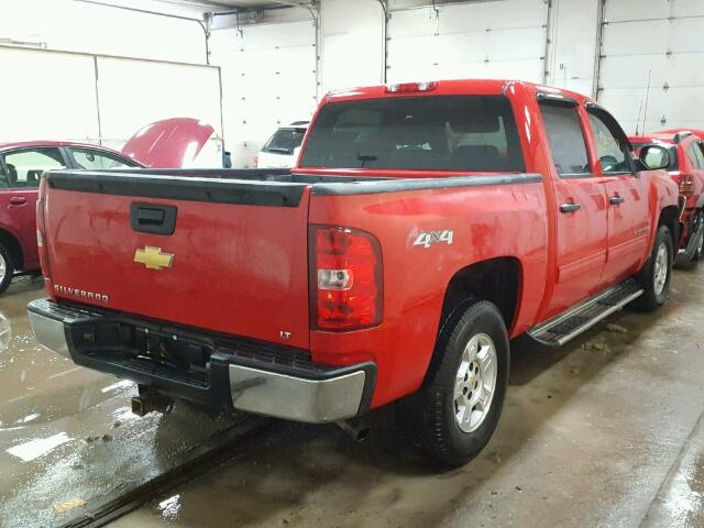 3GCEK23309G262000 - 2009 CHEVROLET SILVERADO RED photo 4