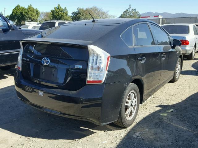 JTDKN3DU5A5074978 - 2010 TOYOTA PRIUS BLACK photo 4