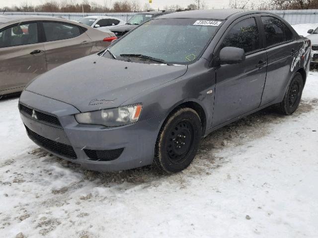 JA3AU16U58U601447 - 2008 MITSUBISHI LANCER DE BLACK photo 2