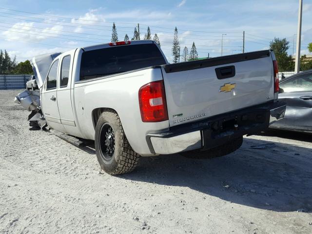 1GCRCSEA5BZ333790 - 2011 CHEVROLET SILVERADO SILVER photo 3