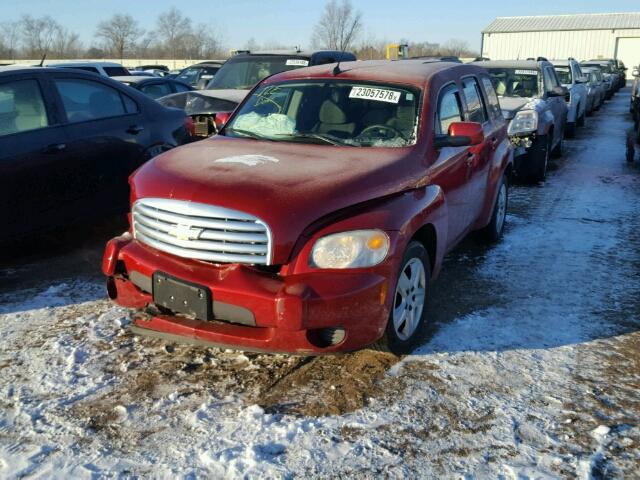 3GNBABDB7AS625039 - 2010 CHEVROLET HHR LT RED photo 2