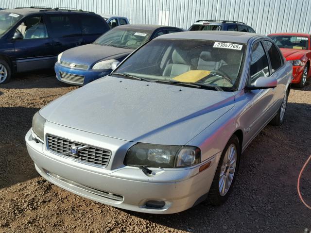 YV1TS91Z241352208 - 2004 VOLVO S80 T6 SILVER photo 2