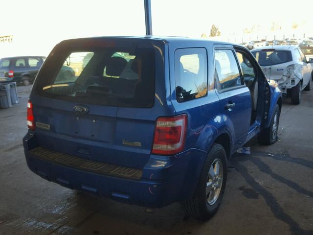 1FMCU9C78BKC63340 - 2011 FORD ESCAPE XLS BLUE photo 4