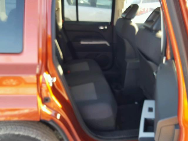 1J8FT28068D729036 - 2008 JEEP PATRIOT SP ORANGE photo 6