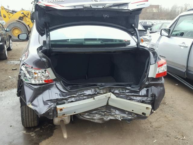 3N1AB7AP2EL668740 - 2014 NISSAN SENTRA S GRAY photo 9