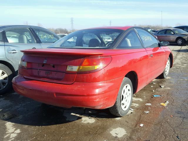 1G8ZF1281VZ374905 - 1997 SATURN SC1 RED photo 4