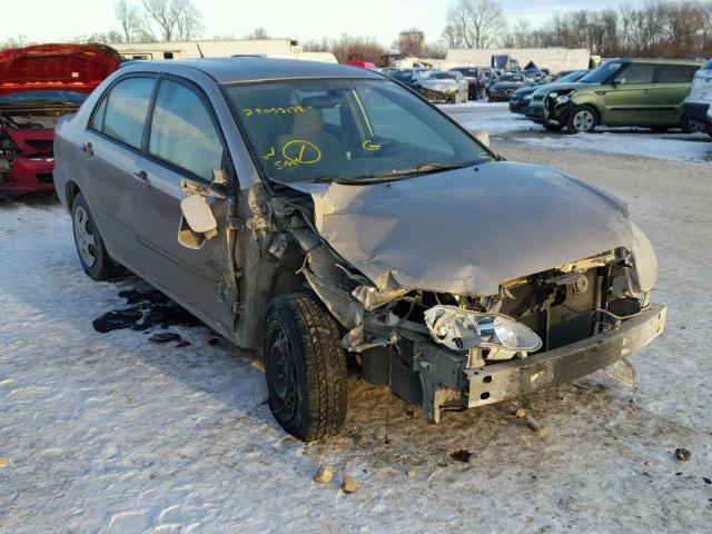 2T1BR32E48C930266 - 2008 TOYOTA COROLLA CE BROWN photo 1