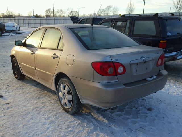 2T1BR32E48C930266 - 2008 TOYOTA COROLLA CE BROWN photo 3