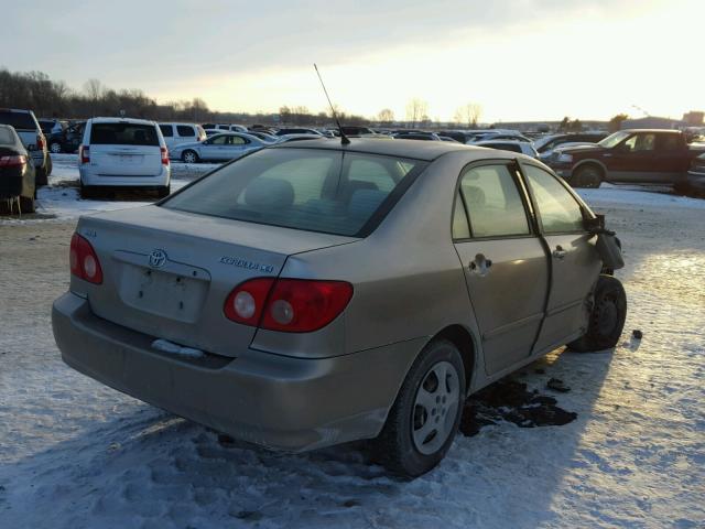 2T1BR32E48C930266 - 2008 TOYOTA COROLLA CE BROWN photo 4