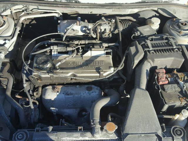 JA3AJ26E34U043700 - 2004 MITSUBISHI LANCER ES SILVER photo 7