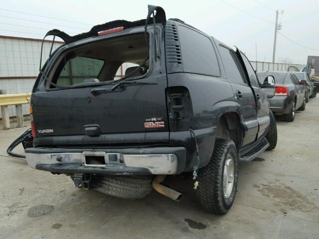 1GKEK13T55J147724 - 2005 GMC YUKON BLACK photo 4