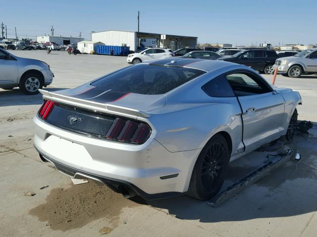 1FA6P8TH2F5310657 - 2015 FORD MUSTANG SILVER photo 4