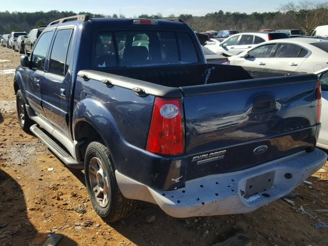 1FMZU67E73UC51056 - 2003 FORD EXPLORER S BLUE photo 3