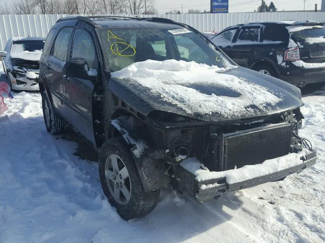 2CNDL13F976034739 - 2007 CHEVROLET EQUINOX LS BLACK photo 1