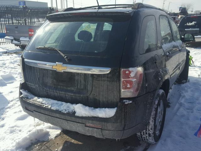 2CNDL13F976034739 - 2007 CHEVROLET EQUINOX LS BLACK photo 4