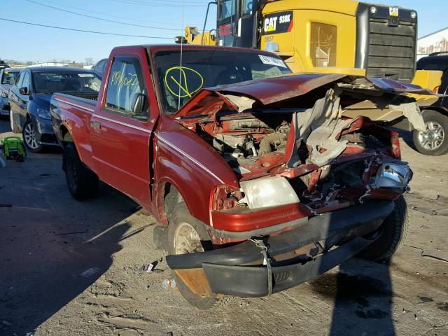 4F4YR12C7YTM07448 - 2000 MAZDA B2500 MAROON photo 1