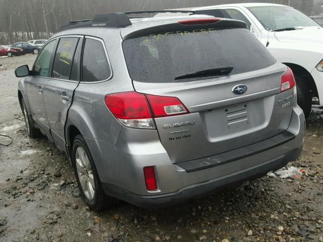 4S4BRBGCXB3359444 - 2011 SUBARU OUTBACK 2. SILVER photo 3