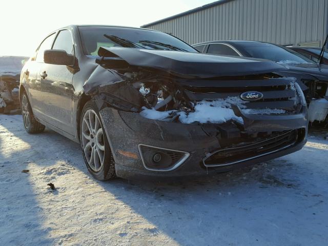 3FAHP0JA1CR203527 - 2012 FORD FUSION SEL BLACK photo 1