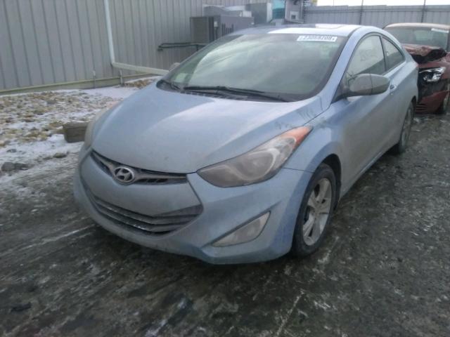 KMHDH6AE7DU020845 - 2013 HYUNDAI ELANTRA CO BLUE photo 2