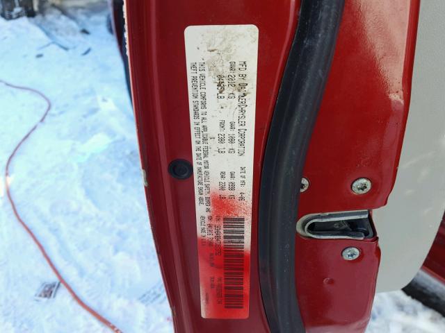 1B3HB48B47D513752 - 2007 DODGE CALIBER SX RED photo 10