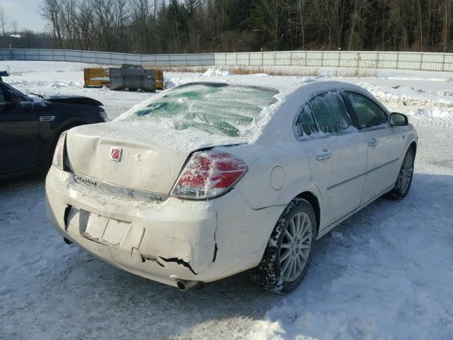 1G8ZV57778F150831 - 2008 SATURN AURA XR WHITE photo 4