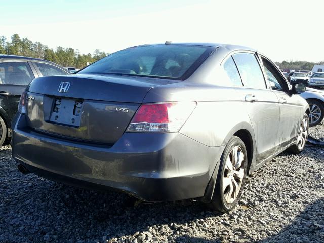 1HGCP36849A039318 - 2009 HONDA ACCORD EXL GRAY photo 4