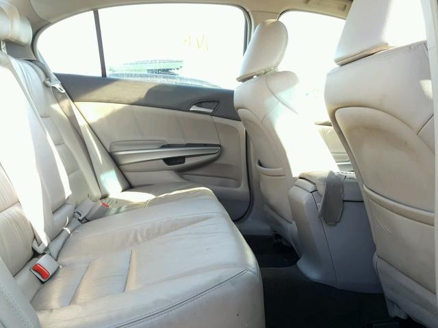 1HGCP36849A039318 - 2009 HONDA ACCORD EXL GRAY photo 6