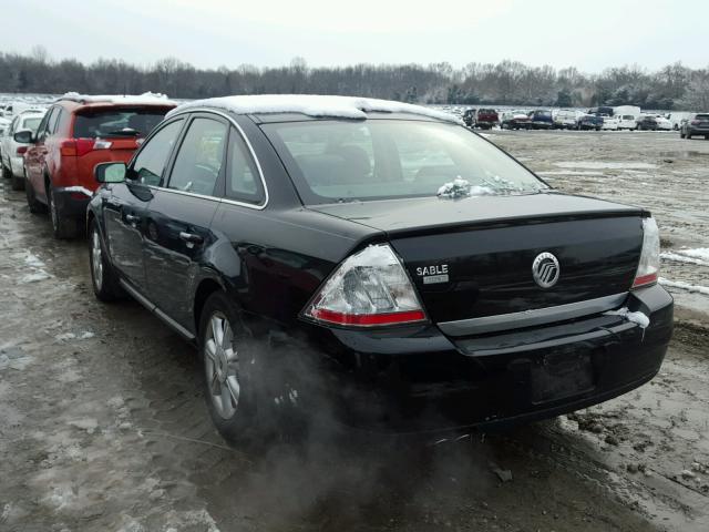 1MEHM42W18G608093 - 2008 MERCURY SABLE PREM BLACK photo 3