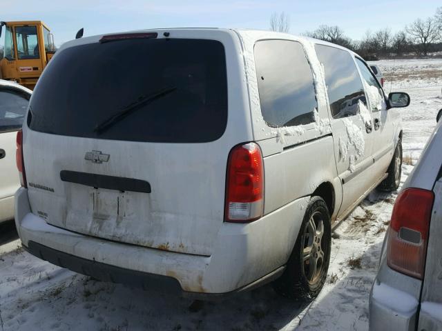 1GNDV23187D167106 - 2007 CHEVROLET UPLANDER L WHITE photo 4