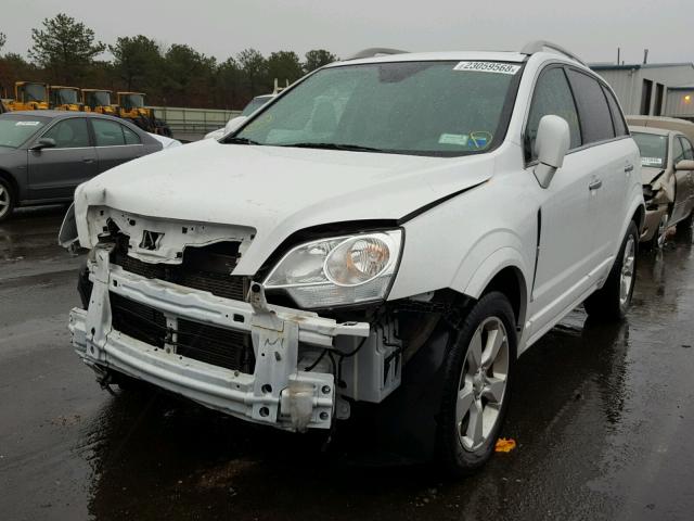 3GNAL3EK4ES599158 - 2014 CHEVROLET CAPTIVA LT WHITE photo 2