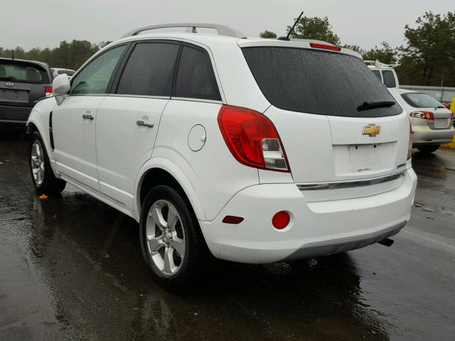 3GNAL3EK4ES599158 - 2014 CHEVROLET CAPTIVA LT WHITE photo 3