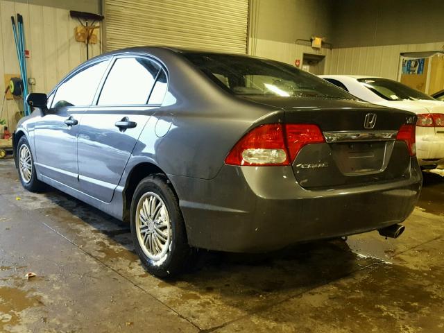 2HGFA16339H340560 - 2009 HONDA CIVIC VP GRAY photo 3