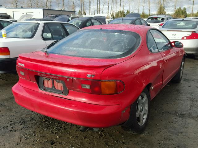 JT2ST87N9M0084012 - 1991 TOYOTA CELICA GT RED photo 4