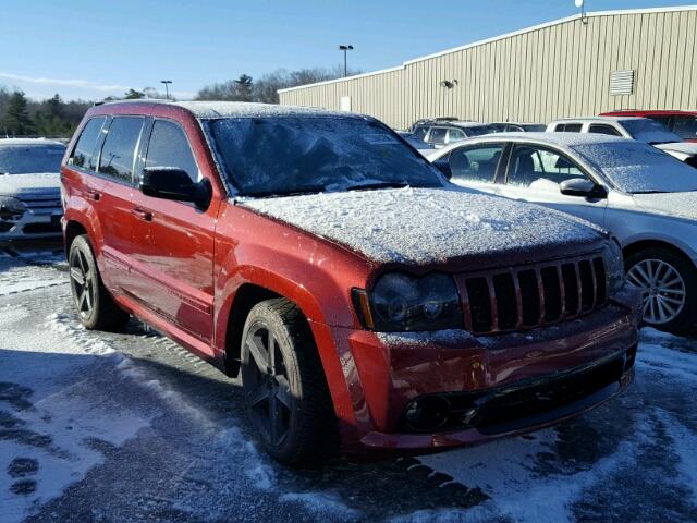 1J8HR78357C505002 - 2007 JEEP GRAND CHER RED photo 1