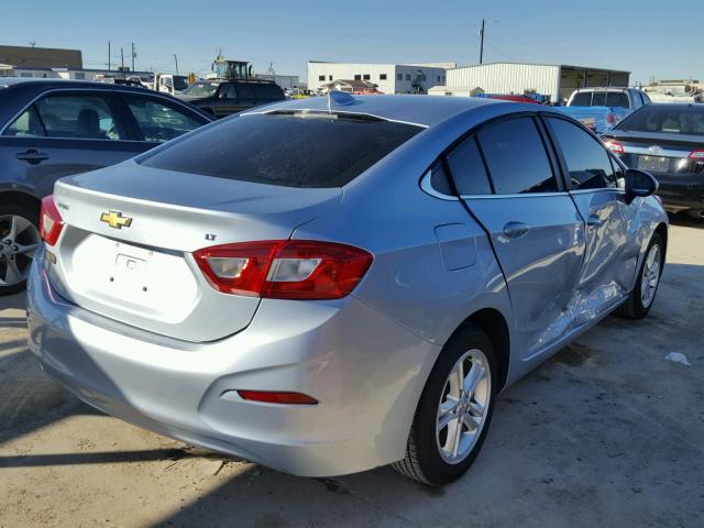 1G1BE5SM9H7139062 - 2017 CHEVROLET CRUZE LT SILVER photo 4