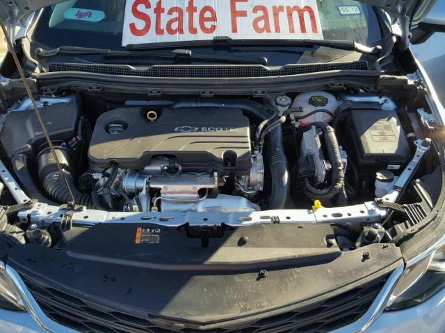 1G1BE5SM9H7139062 - 2017 CHEVROLET CRUZE LT SILVER photo 7