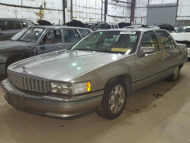 1G6KF5291TU255417 - 1996 CADILLAC DEVILLE CO GOLD photo 2