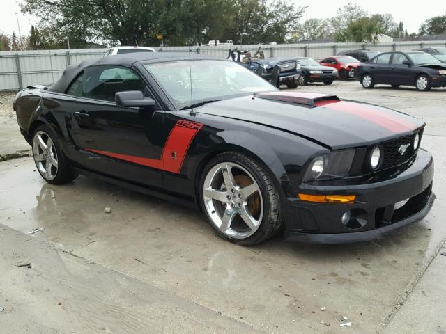 1ZVFT85HX75336974 - 2007 FORD MUSTANG GT BLACK photo 1