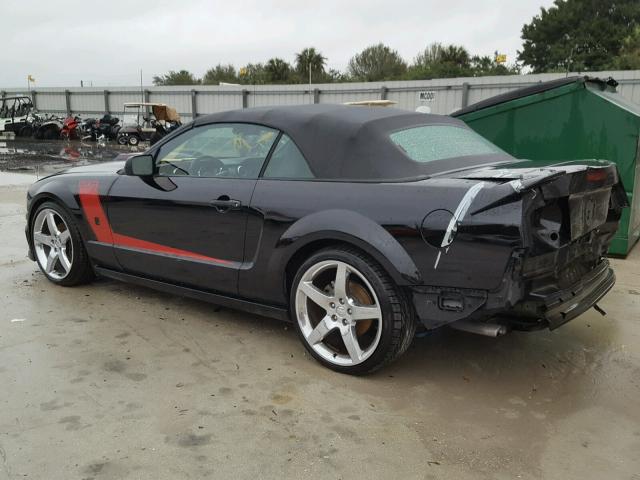 1ZVFT85HX75336974 - 2007 FORD MUSTANG GT BLACK photo 3