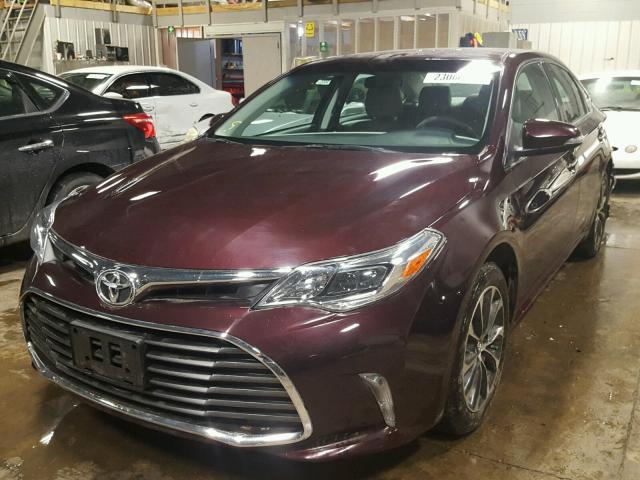 4T1BK1EB4GU211316 - 2016 TOYOTA AVALON XLE BURGUNDY photo 2