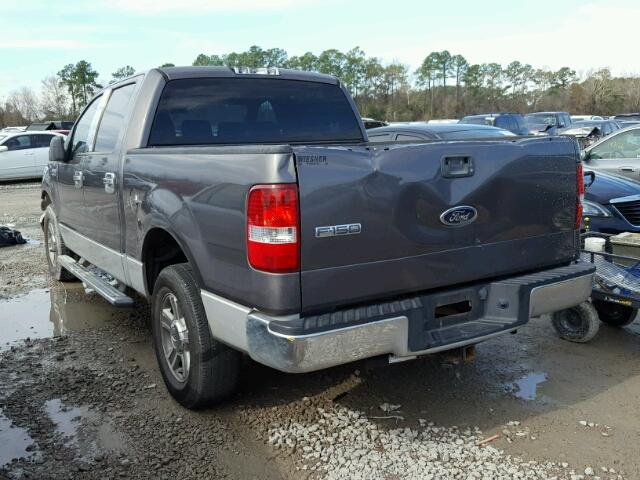 1FTRW12WX5KF14723 - 2005 FORD F150 SUPER GRAY photo 3