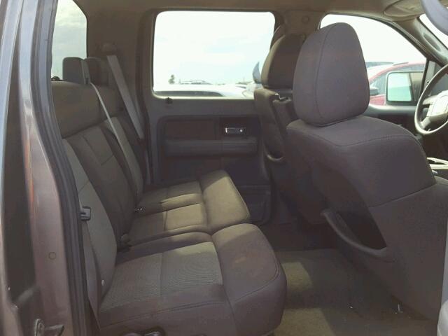 1FTRW12WX5KF14723 - 2005 FORD F150 SUPER GRAY photo 6