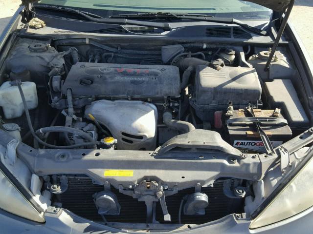 4T1BE32K82U546059 - 2002 TOYOTA CAMRY LE GRAY photo 7