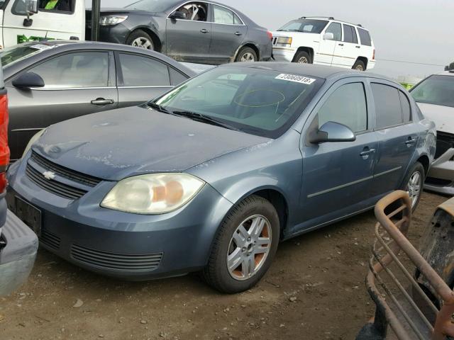 1G1AL52F957542036 - 2005 CHEVROLET COBALT LS BLUE photo 2