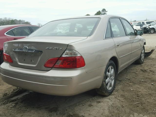 4T1BF28B04U390570 - 2004 TOYOTA AVALON XL GOLD photo 4