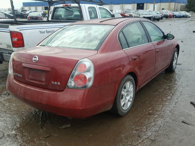 1N4AL11D46C146840 - 2006 NISSAN ALTIMA S MAROON photo 4