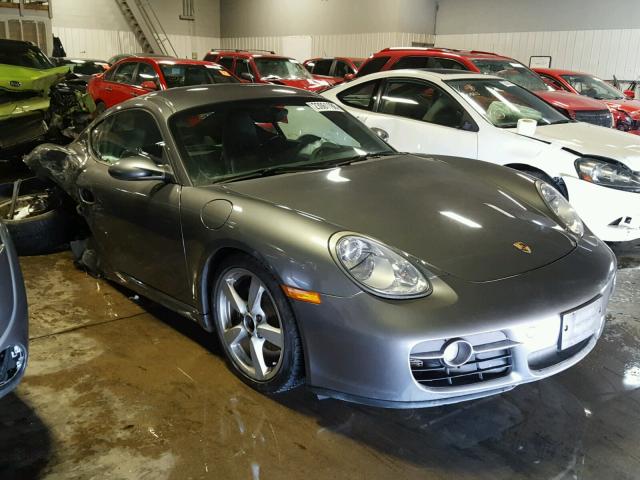 WP0AA29818U760450 - 2008 PORSCHE CAYMAN S GRAY photo 1