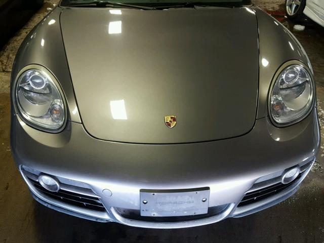 WP0AA29818U760450 - 2008 PORSCHE CAYMAN S GRAY photo 7